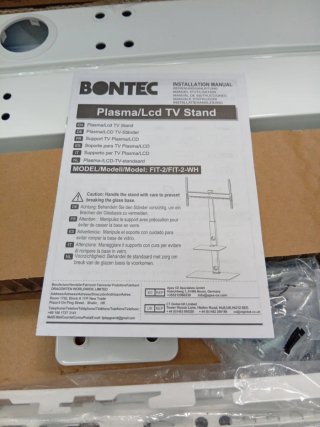 Soporte TV Bontec WH Blanco