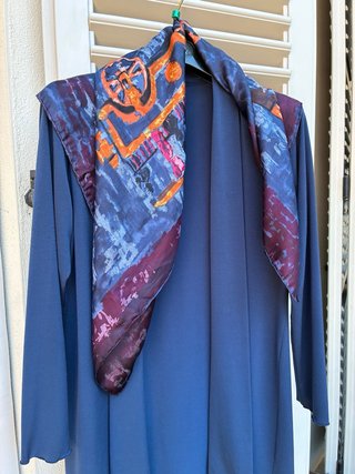 Spolverino e foulard abbinato