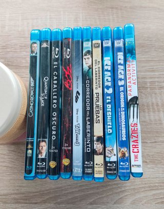 Lote 10 Películas Blu-ray Acción/Animación/Terror