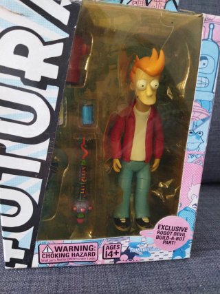 Figura Fry Futurama con caja