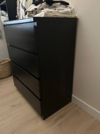 Comoda Negra Ikea 4 cajones