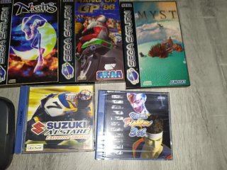 Lote 7 juegos Sega Saturn + Mando