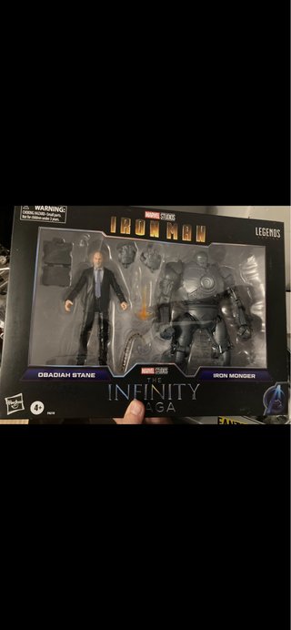 Marvel Legends hasbro Iron Monger y Obadiah Stane