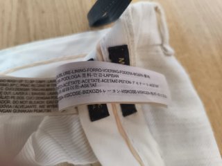 Traje de lino de mujer de Massimo Dutti crema