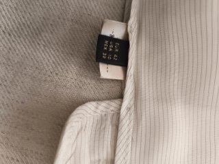 Traje de lino de mujer de Massimo Dutti crema