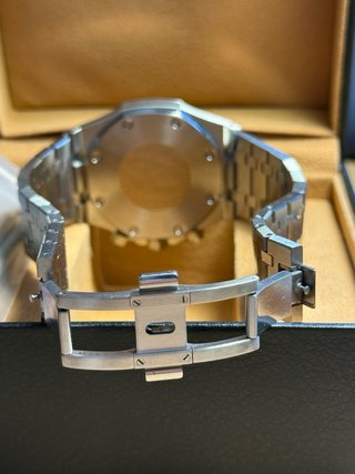 Seiko Mod Royal Oak 41mm Crono Negro