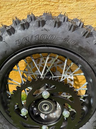 Rueda trasera pit bike / Minicross 80/100-10 NUEVA