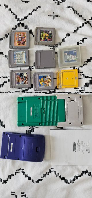 Lote Game Boy Fat y Color + Juegos + Ampli