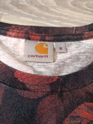 Camiseta Carhartt Hombre Talla S Estampado Hojas