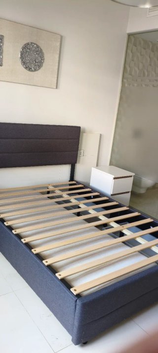 Cama nido gris con cajones extraíbles
