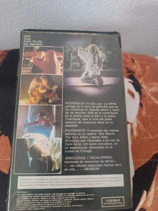 Poltergeist III VHS - Fenómenos Extraños