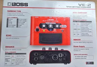 BOSS VE-2 Vocal Harmonist