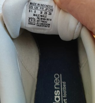 Adidas Neo Mujer Talla 38 Blancas