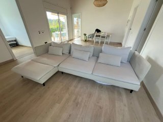Sofá SÖDERHAMN 4 plazas chaiselongue beige