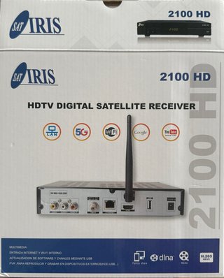 Receptor Satélite SAT IRIS 2100 H DVB-T