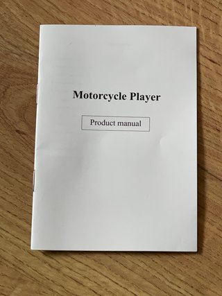 Pantalla para moto negra