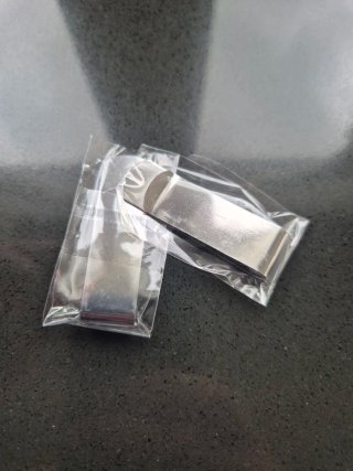 Clip para billetes de metal (dos clips metal)