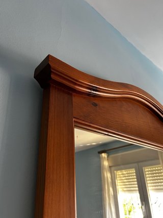Cómoda de madera con o sin espejo tienen muy poco