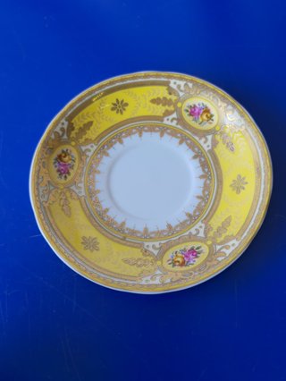 Antico Set Tazza e Piattino Meissen in Porcellana