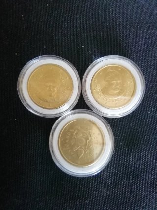 3 Monete da 50 Centesimi Euro Vaticano