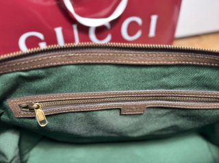 Mala Gucci Bege/Castanho