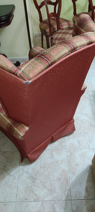 2 Sillones de Tela a Cuadros