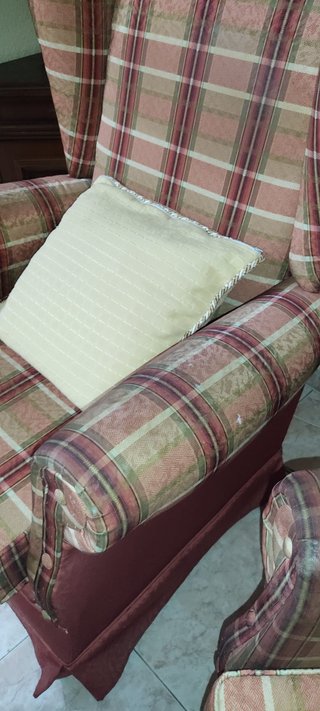 2 Sillones de Tela a Cuadros