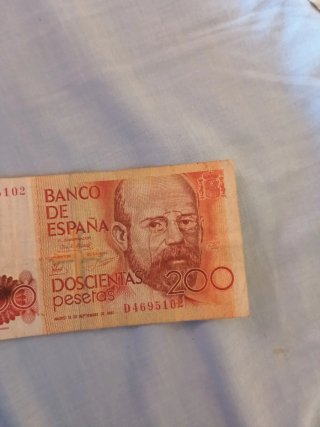 200 pesetas Banco de España1980