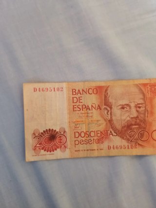 200 pesetas Banco de España1980