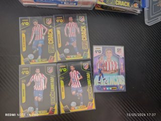 Lote Cartas Fútbol Panini del Atlético de Madrid
