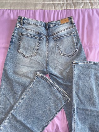 Pantalón campana azul