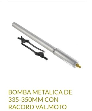 Bomba Metal 335-350mm Racord Val. Moto