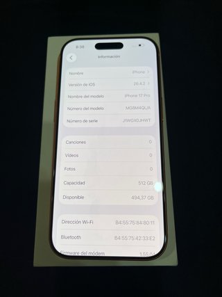 iPhone 17 pro 512gb