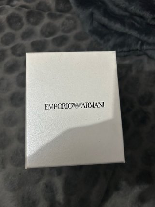 Reloj Emporio Armani Negro y Plateado