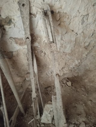 Pieza de arado antigua