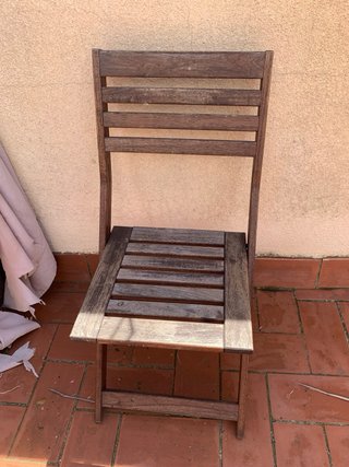 Mesa y 4 Sillas Terraza IKEA