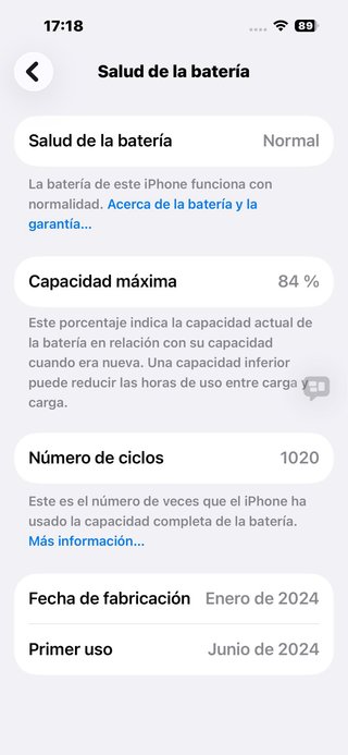 iPhone 15 128GB Blanco