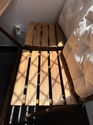 Conjunto mesa y 4 sillas madera ikea