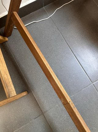 Conjunto mesa y 4 sillas madera ikea