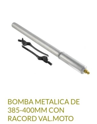 Bomba Metal 385-400mm Valvula Moto