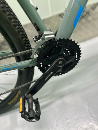 Bicicleta de Montaña Gris y Azul