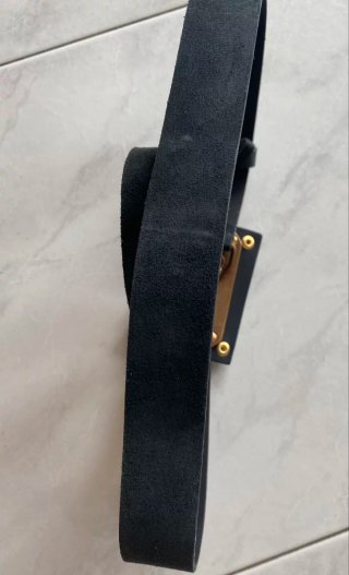 Cintura nera in pelle bambina Iceberg