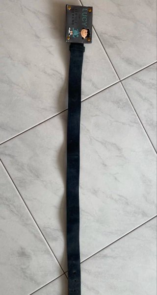 Cintura nera in pelle bambina Iceberg