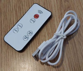 Espejo de pared con 2 luces