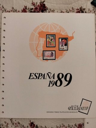 Suplemento sellos Efilcar año 1989.