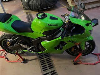 Kawasaki Ninja ZX-6R 636 2006 Verde