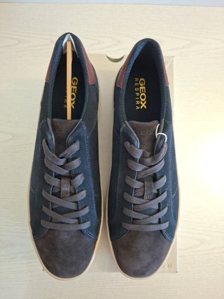 Geox Warley Zapatillas Talla 43.5 EU Azul/Gris