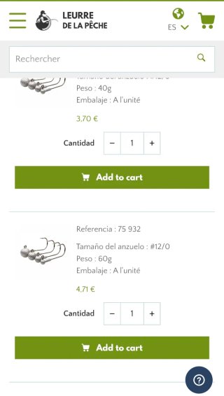 Cabezas Madcat 60g (8/0, 10/0, 12/0)