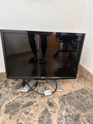 Monitor Acer P223W Negro/Plateado.