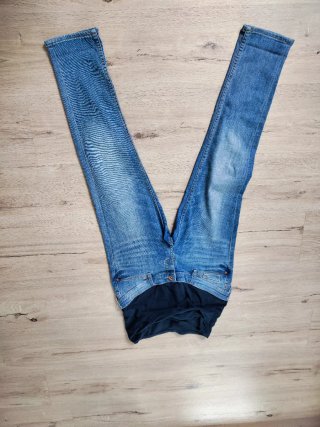 Lote pantalones premamá vaqueros y legging